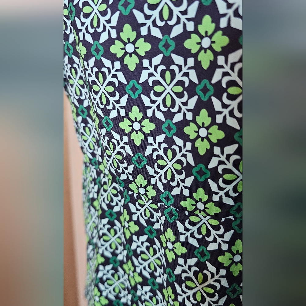Lands' End Tankini Top Print Square Neck Women's NWT Medium - Picture 3 of 6